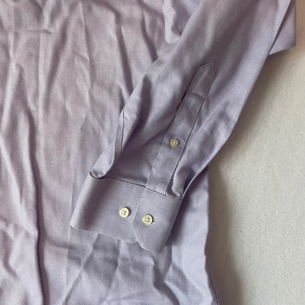 Banana‎ Republic Mens XL Non-Iron Tailored Slim Fit Shirt Warm Violet 410759-03